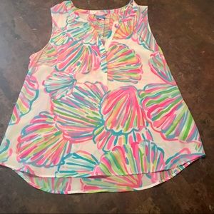 Final price reduction. Lilly Pulitzer Silk Top, XL